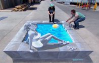 Hollywood Star – 3D Chalk Art