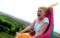 Girl’s Hilarious Roller Coaster Reaction