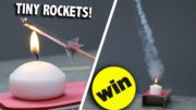 Make Your Own Mini Rockets From Matchsticks