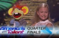 12 Year Old Singing Ventriloquist Amazes Again At AGT 2017